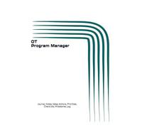 OT Program Manager: Journal, Notes, Ideas, Actions, Priorities, Checklists, Milestones, Log | Daily Goals, Time Management & Project Notes Tool & ... - Great for Office Gifts & Workplace Meetings