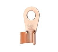 OT Series Bare copper Wire Terminals OT-10A 20A 30A 60A 80A 100A Cable crimping terminal Red Copper Circular wire terminal block(OT-3A (100Pcs))
