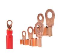 OT Series Open End Copper Terminals Bare Wire Nose Connectors for Cold Press Crimping, 2.5-70mm² Electrical Lugs Connector Strip(OT-1000A 1 pc)