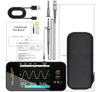 OT5 Compact Digital Oscilloscope 2.8-inch TFT LCD 50MHz Bandwidth 200MSa/s Sampling Rate for Communication Circuit Evaluation and Repair