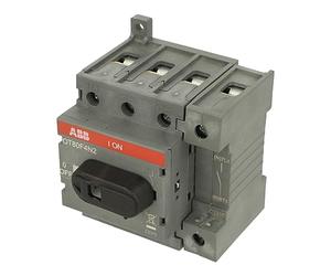 OT80F4N2 | 1SCA105413R1001 | ABB 4-POLE, FRONT OPERATED, BASE MOUNTED, DIN-RAIL MOUNTABLE SWITCH-DICONNECTOR, NON FUSIBLE