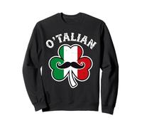 O'Talian Shamrock Irish Italian Flag Funny St Patricks Day Sweatshirt