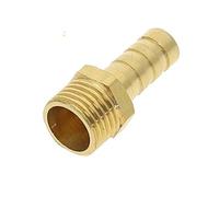 OTANA Hose Barb 4~25mm Male Thread 1/8'' 1/4'' 3/8" 1/2'' Copper Barbed Fitting Coupler Connector Adapter,3/8",OD 19mm