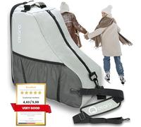 Otaro Skate Bag (Ligth Grey)- Water-Resistant & Durable Ice Skate Carrier | Suitable for Adults & Kids, Rollerblade Holder, for Figure & Hockey Gear