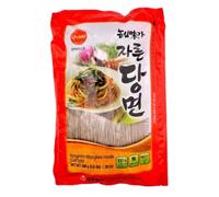 O'Taste Nongshim Miga Korean 100% Sweet Potato Glass Noodle in Grip Seal Bag, Vegan-Friendly, Japchae Noodles, Authentic Korean Cuisine (400g (Cut Type) - PACK 1)
