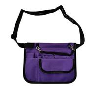 OTASZ Nursing Organizer Belt Multi Compartment Medical Gear Pocket Paramedic Accessories Organizer for Stethoscopes, Bandage Scissors,Purple