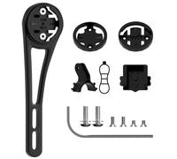 Otauke Bike Computer Mount for Garmin - Out Front Combo Mount for Integrated Handlebar,Cycling Holder Compatible with Garmin Edge, Wahoo, Cateye, Bryton, GoPro Full Range and Bike Light Attachment