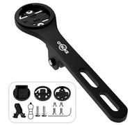 Otauke Bike Computer Mount for Garmin - Out Front Combo Mount for Integrated Handlebar,Cycling Holder Compatible with Garmin Edge, Wahoo, Cateye, Bryton, GoPro Full Range and Bike Light Attachment