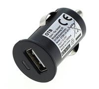 OTB In-Car Charger Cable 12 V / 24 V for USB Tiny 1 A Black