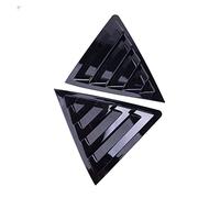 OTBEHUWJ 2Pcs Glossy Black Car Rear Side Window Scoop Louver Vent Cover Trim For Toyota For Corolla 2014 2015 2016 2017 2018 Car Rear Spoiler