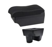 OTBEHUWJ Car Armrest Box Arm Rest Console Storage Box For Toyota For Yaris For Elegant 2020 2021 2022(E2 White Line)