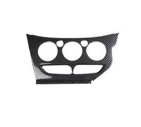 OTBEHUWJ Car Interior Mouldings Carbon Fiber Color Air Condition Panel Control Covers Trim For F&ord For Focus 2012 2013 2014 MK3 Accessories Stickers ABS Panel Frame Cover(Rhd,Manual)