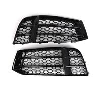 OTBEHUWJ For A5 S5 RS5 B8.5 2008 2009 2010 2011 2012 2013 2014 2015 2016 Car Front Bump Fog Light Honeycomb Grille Frame(Pair)