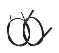 OTBEHUWJ For Toyota For Yaris Hatchback 2014-2018 755520D082 755510D132 Car Roof Rubber Drip Side Finish Moulding Seal Strips Trim 2PCS Car Weather Stripping