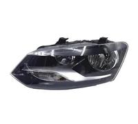 OTBEHUWJ For VW For Polo Mk5 Vento Ameo 2010-2013 Car Headlight Assembly Front Fog Light Corner Side Lamp LED(B,left)