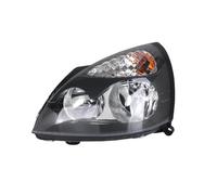 OTBEHUWJ Front Headlight For Renault For Clio II 2001-2005 R:7701051770 L:7701051769 Black Right Left Headlamp Light(left)