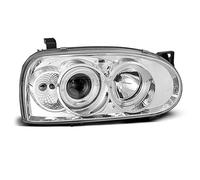 OTBEHUWJ Headlight Head Light Lamp For VW For Golf 3 Mk3 1991-1997(Silver,Right)