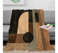 OTBSDNKZZ 3D Printed Abstract art Nap Blanket Microfiber Ultra Soft Warm Bedding Modern geometric design Bedding Throw Heartfelt Gift for Parents Grandparents Family Members 80×90inch(200x230cm)