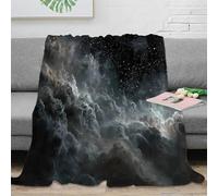 OTBSDNKZZ 3D Printed Cosmic clouds Bed Throw Microfiber Soft Warm Bedding Compact Space nebula art Soft Throw Machine Washable No Shedding for Travellers Campers Families 40x50inch(100x130cm)