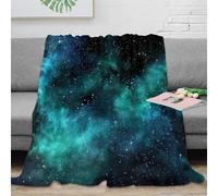 OTBSDNKZZ 3D Printed Cosmic Nebula Cozy Throw Blanket Microfiber Warm Soft Bedding Cosy Space Art Throw Blanket Thoughtful Gift for Parents Grandparents Family Members 40x50inch(100x130cm)