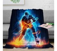 OTBSDNKZZ 3D Printed player action Nap Blanket Microfiber Soft Warm Bedding Lightweight dynamic sports Travel Blanket for Travellers Campers Adventure Lovers 80×90inch(200x230cm)