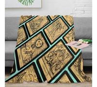 OTBSDNKZZ 3D Printed Tarot cards Cosy Throw Microfiber Ultra Soft Warm Bedding Vintage mystical design Living Room Throw Heartfelt Gift for New Homeowners Housewarming Guests 70×80inch(180x200cm)