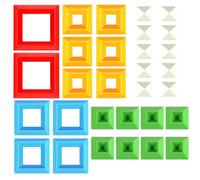 Otbushit 1Pc Stacking Toys for Toddlers 1-3 Bright Colors Pyramid Building Blocks 3D Preschool Learning Activities Blocks Toys for 1-5 Year Old Boys Girls