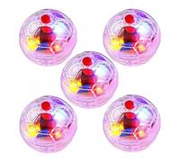 Otbushit 5 PCS Cat Ball Motion Ghost Light Up Cat Balls: LED Motion Activated Ball, Light Up Dog Interactive Toys