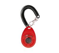 Otbushit Dog Training Clicker with Wrist Strap, Pet Behavioral Sound Tool for Dog Cat Horse Red