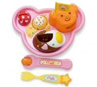 Otbushit Pudding Toy with Spoon Early Education Plastic Pudding Feeding Toy Kids Toddler Japanese