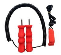 Otbushit Retractable Stainless Steel Ice Pick with Whistle for Fishing Skating Accessory