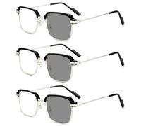 Otbushit Self Adjusting Glasses with Autofocus & Light-sensitive Lenses for Men Women, Auto Eye for Near and Far, Blue Light Filter, Smart Zoom Reading Glasses (Size Data Not Required at End)