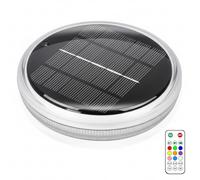 Otbushit Solar Pool Light with Remote Control for Inground Pool - 9 Colours & 3 Modes Floating Light, Solar Powered Waterproof Outdoor Lights for Above Ground Pools, Garden, Pond Decor