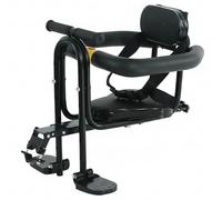 Otbushit Toddler Bike Seat, Front Mounted Child Bike Seat Adjustable for Ages 8 Months to 7 Years, Comfort PU Soft Seats for Safe Family Cycling