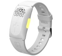 OTCPP LIAISE Wearable Audio Wrist Band, WWJD Bracelet and Audio Bible, 300+ Verses from NIV, Jesus Bracelet Speaker, Christian Wristband, Christian Gifts for Men, Christian Gifts for Woman (White)