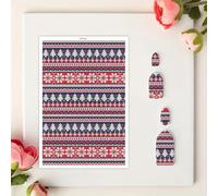 OTCRAFT 10 Sheets Nordic Style Theme Transfer Paper for Polymer Clay, 5.82X3.93 inch Transfer Sheets Polymer Clay, Print Polymer Clay Transfer Paper for DIY Art Jewelry Earrings Making