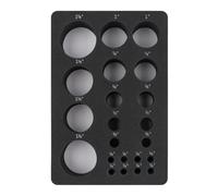 OTCRAFT 2 Pcs Flower Mold Tray for Scrapbooking Creating Dimensional Flowers Help Buds and Stamens to dry and Maintain Their Shapes.Many Sizes Provided in the Tray to Fit all the Flowers.