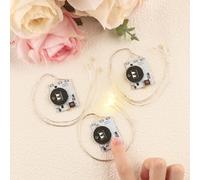 OTCRAFT 3PCS Creative Easy Halo Lights & Easy Lights for DIY Light-Up Christmas Cards Making Scrapbook Decoration ; Self-Adhesive Light-Up Units with Warm White LEDs (Without Battery)