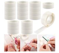 OTCRAFT 6000 Pcs 1/8in (3mm) 20 Roll Ultra Thin Adhesive Dots,Clear Removable Mini Glue Dots, Double Sided Stickers Permanent Sticky for Balloons Wedding Decoration or DIY Craft Dots(300 Pcs/Roll)