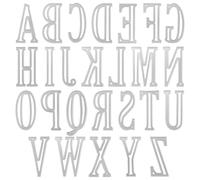 OTCRAFT Die Cuts for Card Making, 26 Alphabet Letters Metal Cutting Dies,Embossing Stencil Template for DIY Paper Art Craft, Scrapbooking, Photo Album Decor （Height About 4''/10cm）