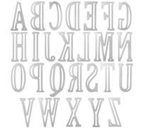 OTCRAFT Die Cuts for Card Making, 26 Alphabet Letters Metal Cutting Dies,Embossing Stencil Template for DIY Paper Art Craft, Scrapbooking, Photo Album Decor （Height About 7.87''/ 20 cm）