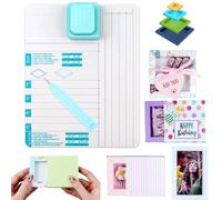 OTCRAFT Punch Board for Gift Boxes DIY Making Shadow Box2, 3", 4", and 5" Shadow Boxes with Indentation Pen Creating Custom Envelopes, Birthday Party Gift Boxes and DIY Projects