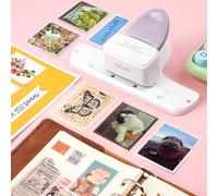 OTCRAFT Stamp Puncher, Adjustable Postage Stamp Border Punch,Film Strips Making Punches, Decorative Edge Hole Punch for Scrapbooking, DIY Greeting Cards,Journaling, and Paper Crafts