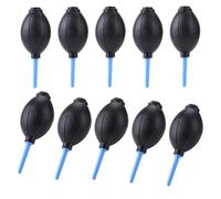 OTCRAFT10 Pack Soft Rubber Alcohol Ink Air Blower Dust Chips Camera Cleaner Craft Arts Painting Drawing Ink Black Blower Pump Hand Held Tool (15x5.5cm/6x2.2inch