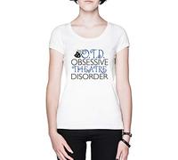 Otd Obsessive Theatre Disorder White Women's T-Shirt White Men's Tee, white, XS