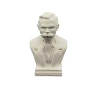 otdlle German Philosopher Immanuel Kant Hegel Schopenhauer Friedrich Nietzsche Heidegger Bust Head Sculpture Statue Collectible Figurine Table Top Home Decor (Friedrich Nietzsche, 4" Hx2.5 Wx2 D)