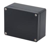Otdorpatio Project Box IP65 Waterproof Junction Box ABS Plastic Black Electrical Boxes DIY Electronic Project Case Power Enclosure 4.53x3.54x2.17 inch (115 x 90 x 55 mm)