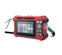 OTDR Fiber Optic Tester, Mini OTDR Optic Reflectometer Active Fiber Live Tester 1310/1550nm 26dB VFL OLS OPM LED Event Map Ethernet Cable
