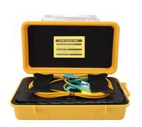 OTDR Launch Cable Box, Single Mode 2000M Fiber Optic with SC Angled Connector, OTDR Test Extension Cord for LAN WAN MAN Testing