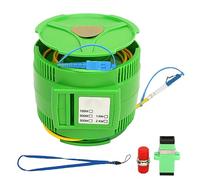 OTDR Launch Cable Box, Singlemode Fiber Optic Elminator with SC UPC to LC UPC Connector, Eliminates OTDR Dead Zone for 1310/1550nm Testing, Compact Press Cap Design for Field Techn (1000M)